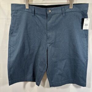 Volcom Men's Dark Blue Flat Front Shorts